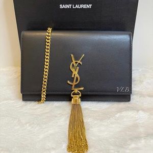 ❤️SOLD❤️Saint Laurent Kate Tassel Chain Wallet